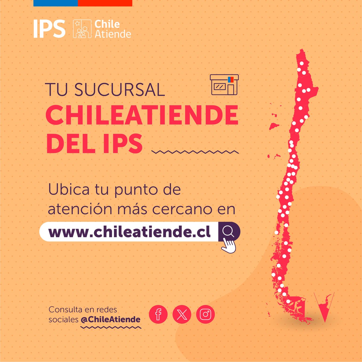¡Buenos días!
💡Te tenemos una recomendación si hoy vas a salir a hacer trámites presenciales en #ChileAtiende: ¡Busca la sucursal🏢 más cercana a ti en chileatiende.cl!
📍Organiza tu tiempo revisando por región y comuna👉 tinyurl.com/mpf5f68z