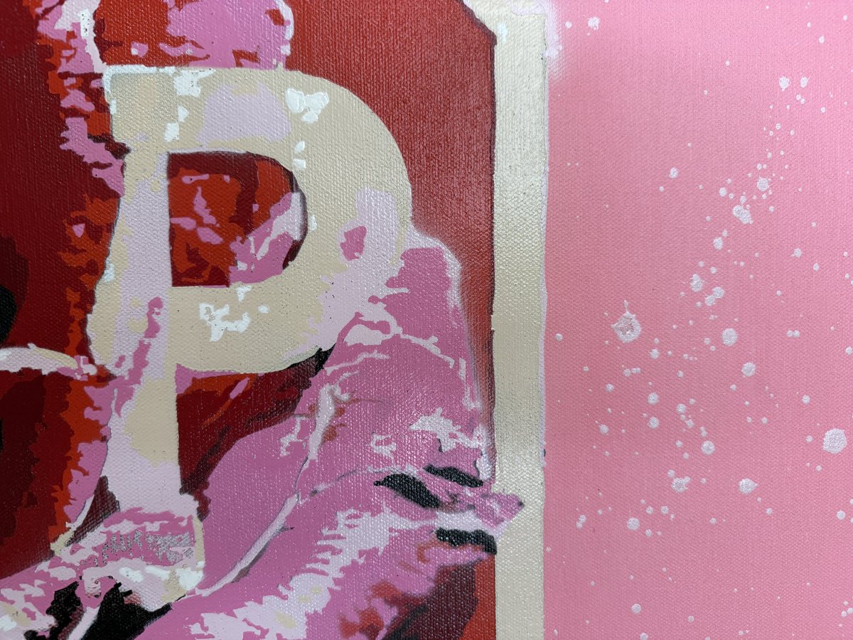 BillyMorrison's tweet image. NEW WORK! “STOP AND SMELL THE ROSES” - 36” x 36” acrylic and spray on canvas. Available. Email info@billymorrisonart.com or direct message for more details.