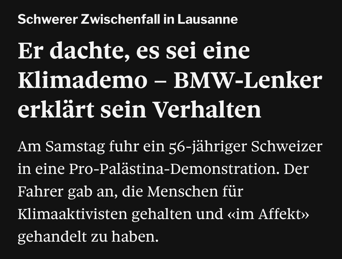 Damit ist die Sache für mich vom Tisch