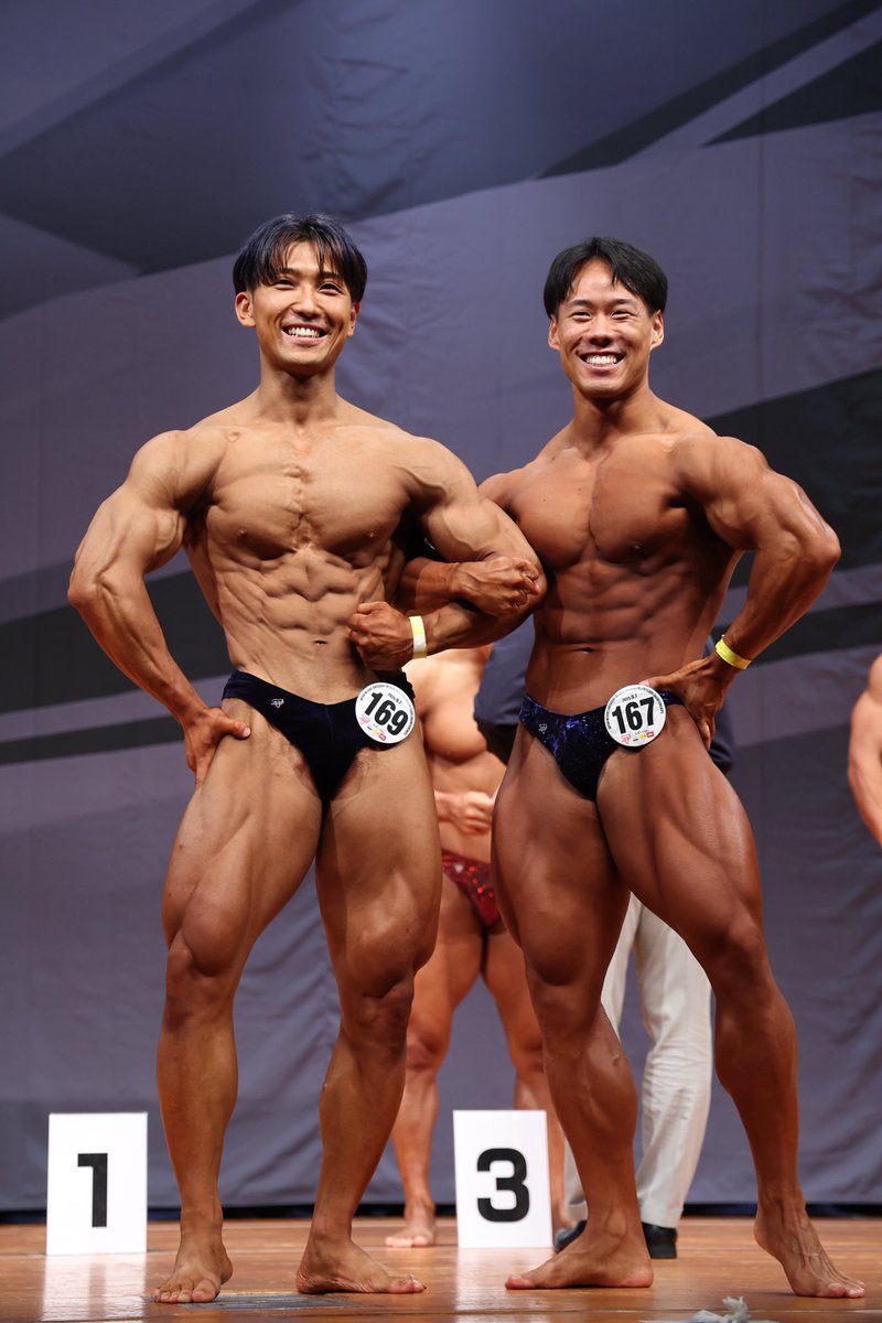 9.7 日本クラス別選手権 ボディビル85kg以下級 椎名拓也選手と大久保