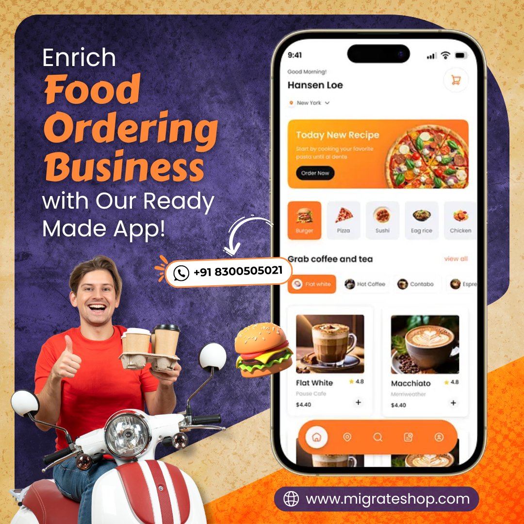 SangVishTech's tweet image. Want to build the next big food delivery app? 🍱 Our ready-made script makes it simple & scalable!
Visit: sangvish.com/ubereats-clone/
#ubereatsclone #fooddeliveryscript #fooddeliveryapp #sangvish #business #Startups
