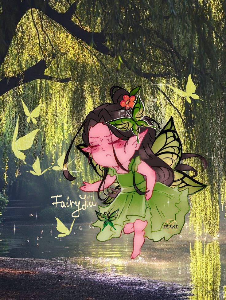 spooky_saki's tweet photo. 1. Fairy/faefolk AU

I made 2 drawings. 
A chibi of my plushie (that I wanted to make a standee) and since I wasn't satisfied with stolen background image, I made one myself, after a reference.
#ShenJiuWeek2025 #svsss #scumvillain #shenjiu #jiumei https://t.co/ppXTN3wgn4