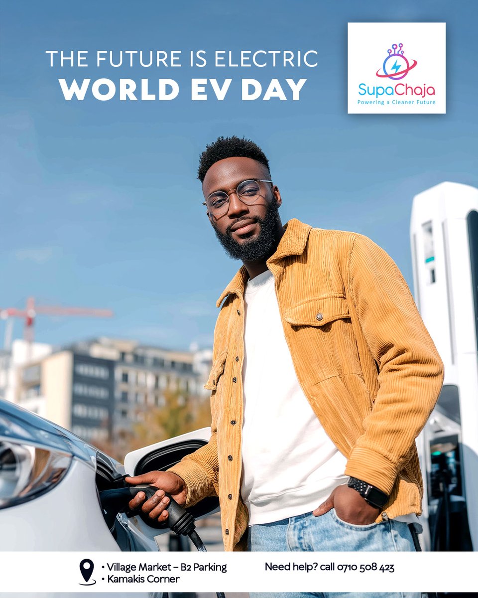 Today, we celebrate the drivers, the innovators, and the dreamers pushing for a cleaner future. At SupaChaja, we’re proud to power that journey, one charge at a time. Happy World EV Day. Learn more about our chargers supachaja.com #WorldEVDay #PoweringACleanerFuture