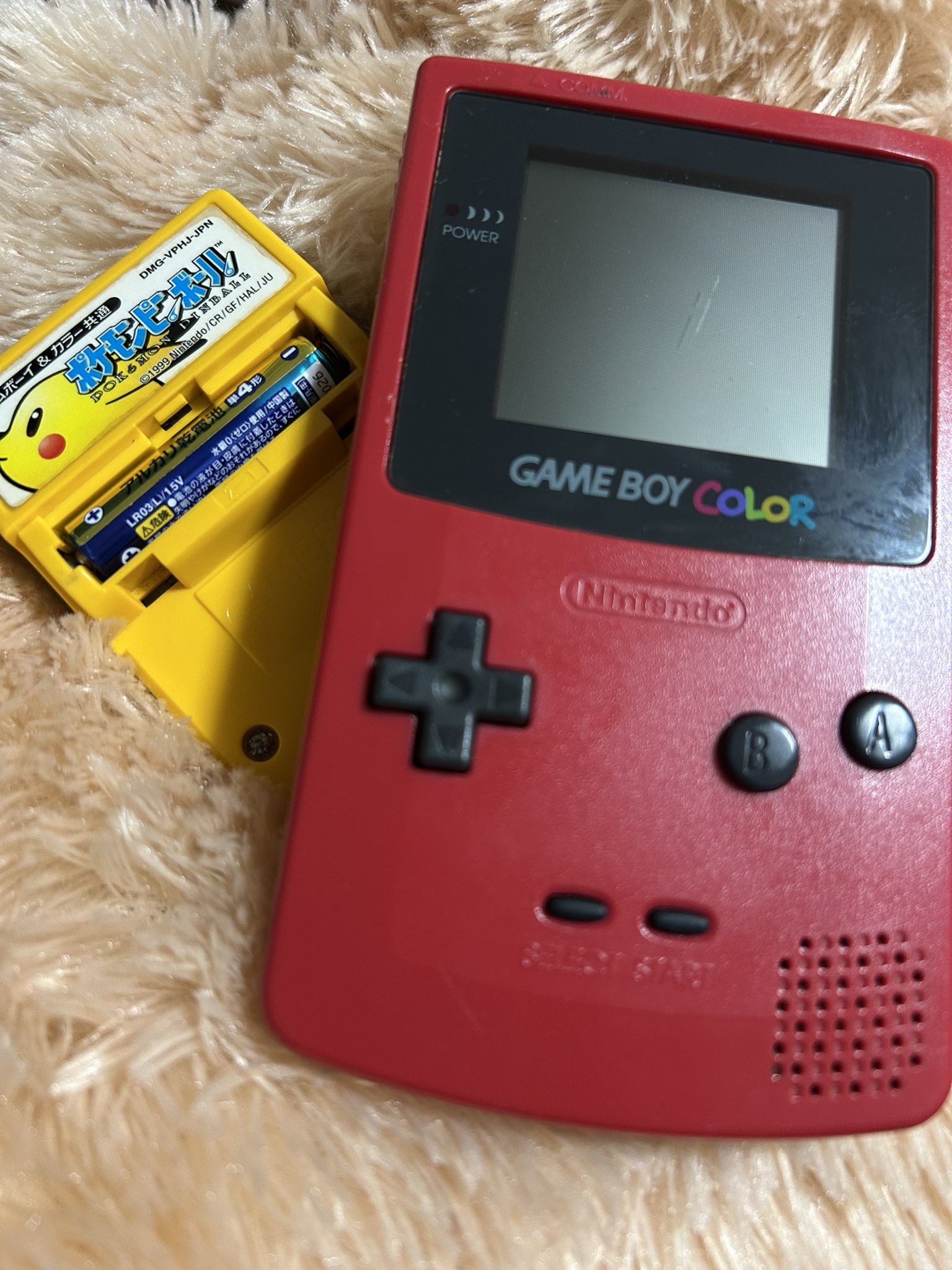 【美品】【希少】ゲームボーイカラースケルトンとポケモンカセット GBソフト＋ゲームボーイカラー スケルトン ポケットモンスター