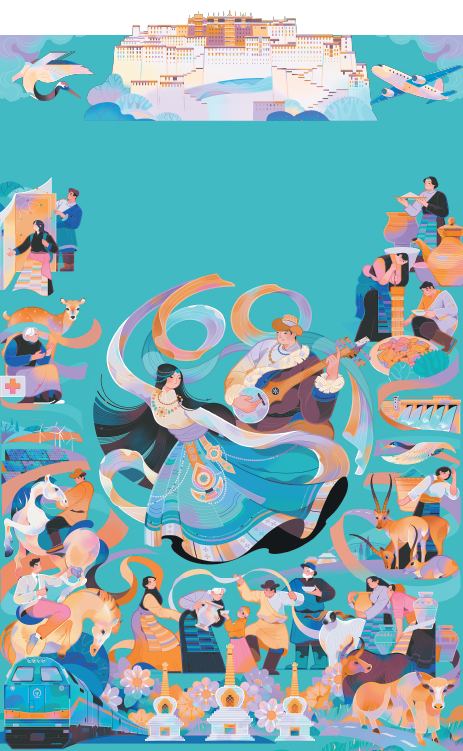 ChinaDaily's tweet image. #OpenComment With the help of the entire country, the autonomous regions of #China seem to have got onto the fast track to development. Data show that between 2020 and 2024, the combined GDP of the five autonomous regions increased by 5.6 percent, higher than the national…