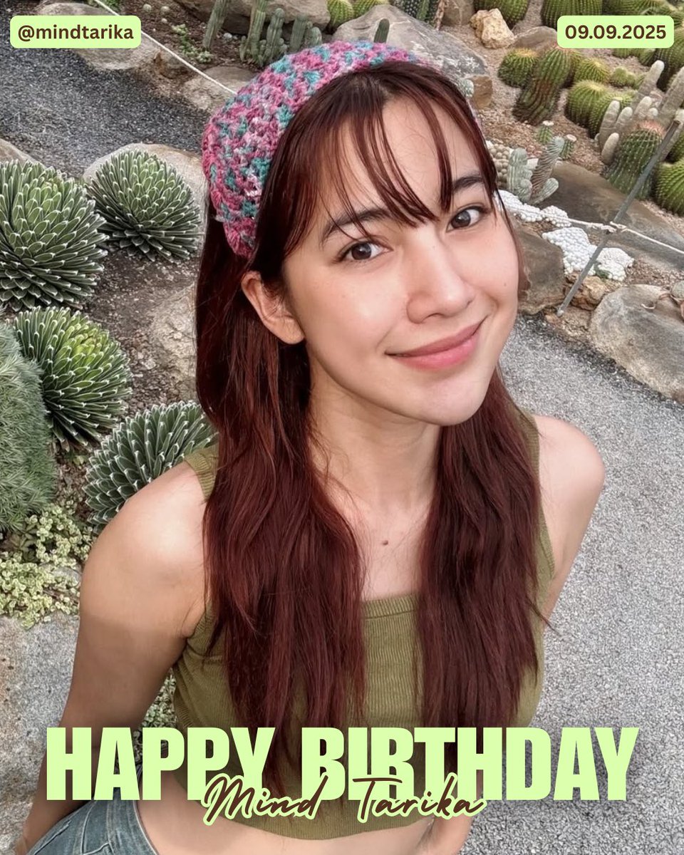 HAPPY BIRTHDAY "MIND" 🎂😊

#MindTarika #มายด์ฑาริกา
