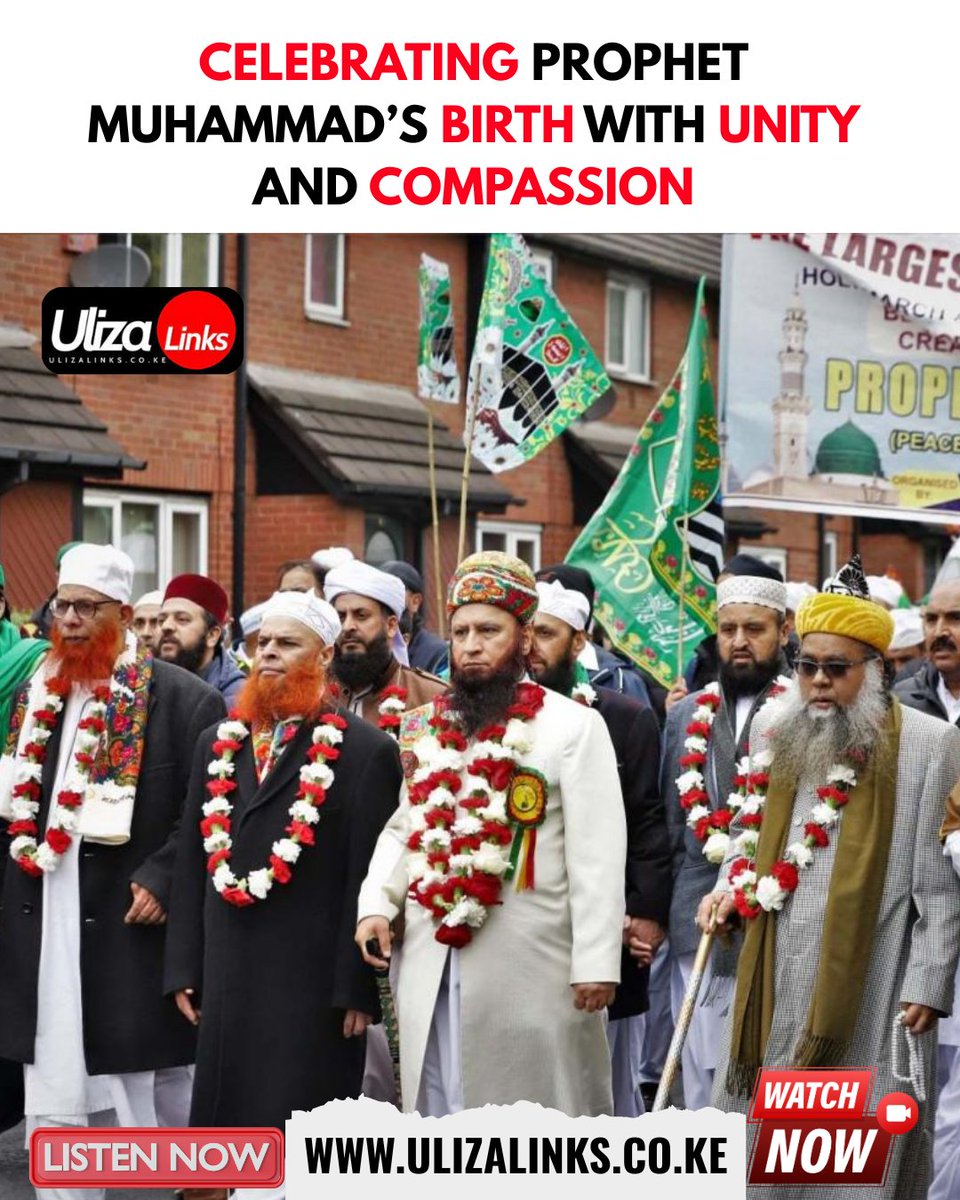 ulizalinks's tweet image. Unity in faith, compassion in action. Celebrating Mawlid with love and service. 🌙✨ #Mawlid2025 #UnityInFaith #CompassionInAction