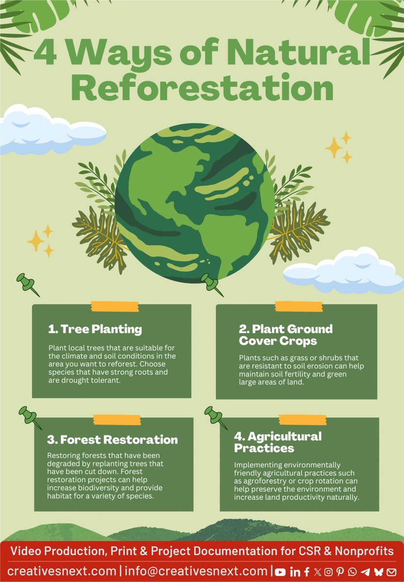 creativesnext's tweet image. Talk to us for #Documentaryfilmmaking and #projectdocumentation within your #budget. We offer #Video production, #Print, #Webcontent &amp;amp; #SocialMedia services for the #CSR and #Nonprofits. Write us to info@creativesnext.com | Visit: creativesnext.com
Image: Canva