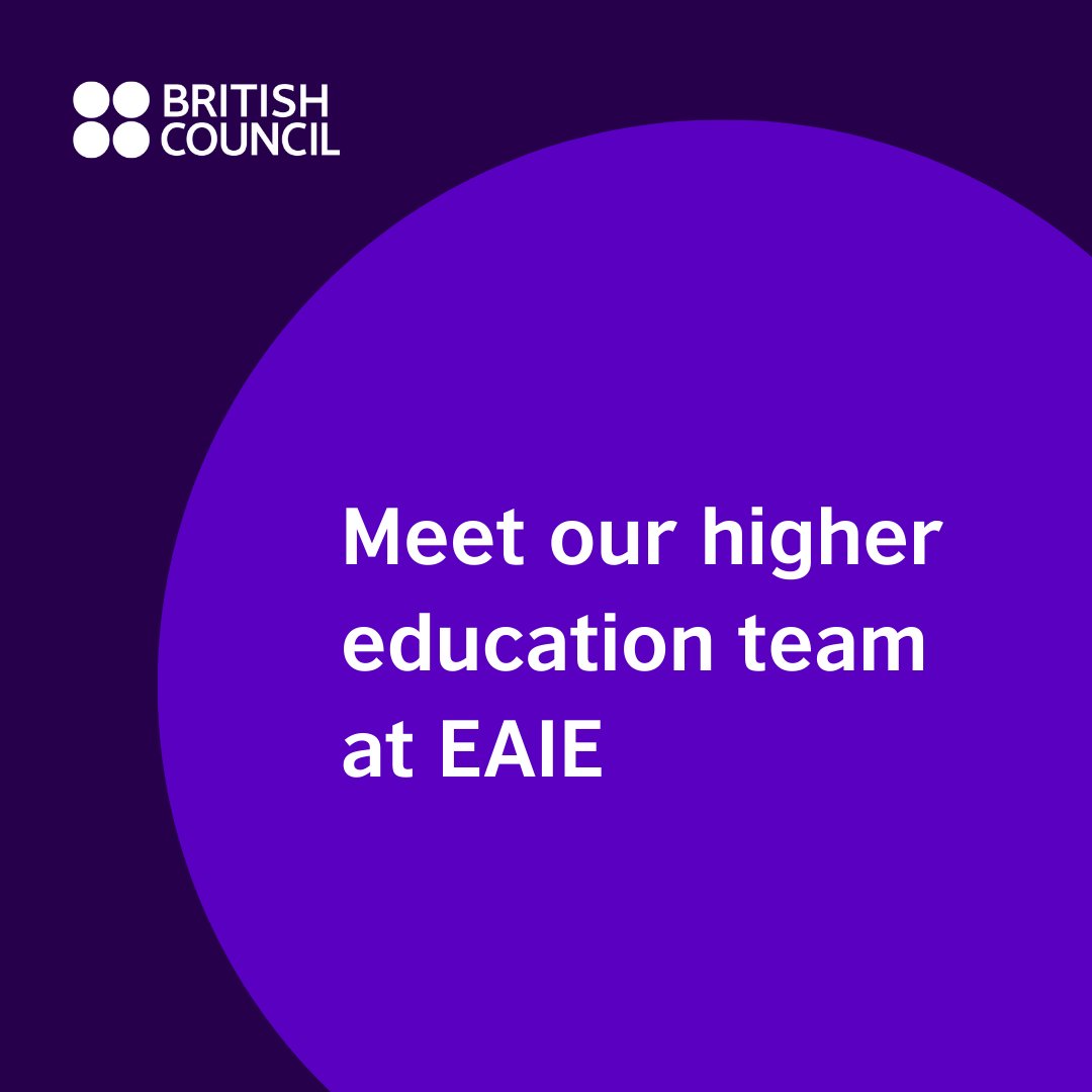 We're delighted to be in Gothenberg, Sweden, at the European Association for International Education (EAIE) conference - Europe's largest annual conference for international professionals!

If you're attending this week, be sure to drop by our stand!

#EAIE25