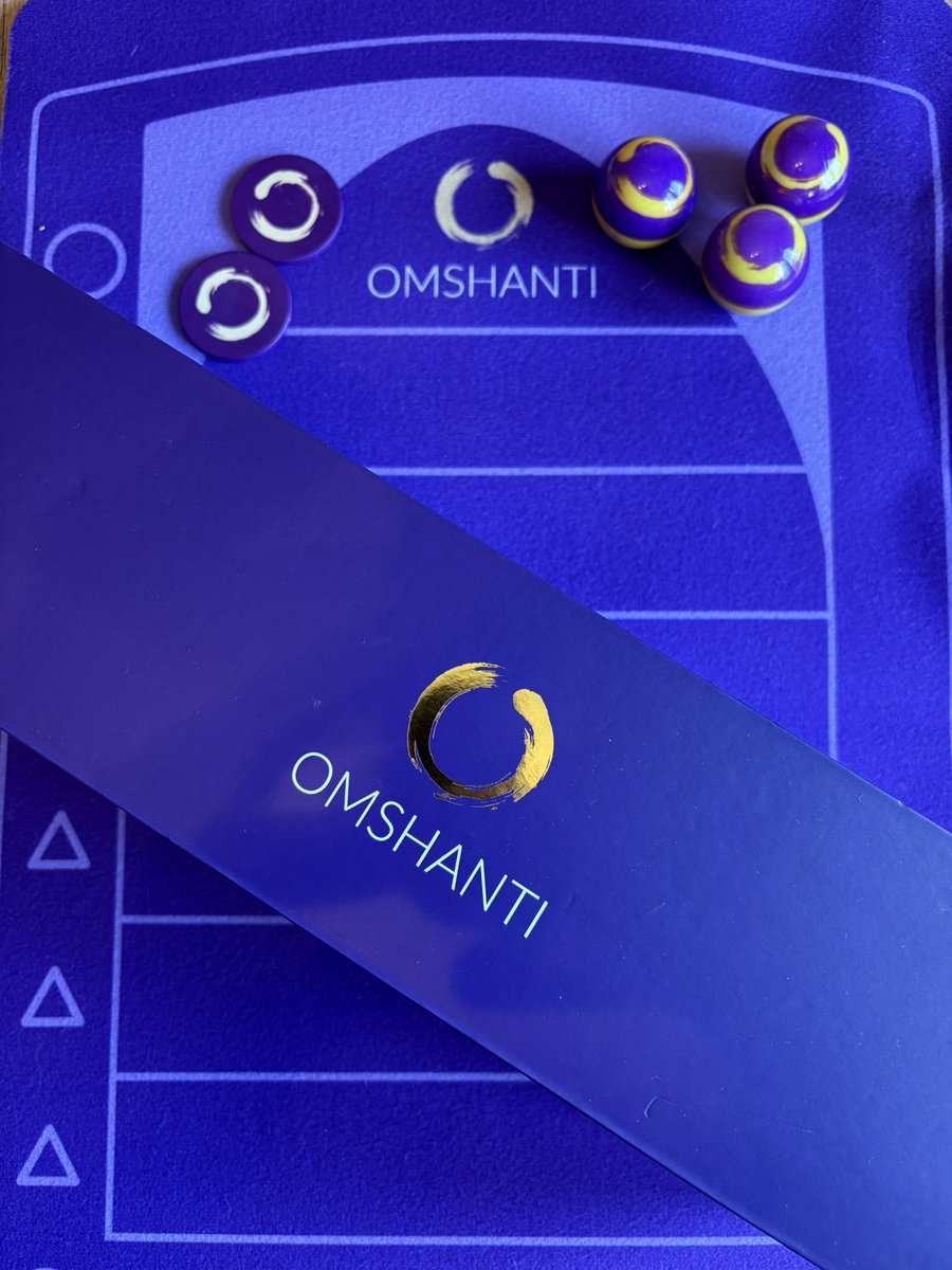 BoardAdd's tweet image. Omshanti is a beautifully produced Glide Ball game in which you slide the wonderfully light balls across the table to land in the scoring zone!

One of our favourite family titles and a game you should check out now!

omshantigame.co.uk