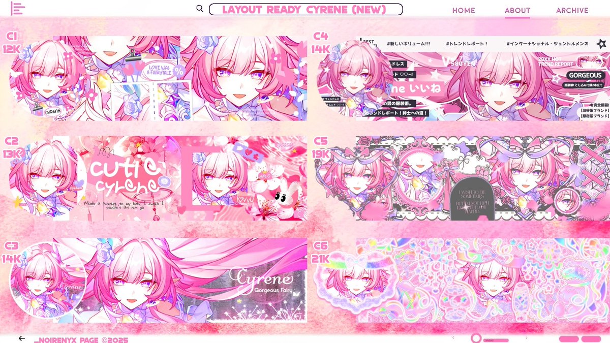 _noirenyx's tweet image. A retweet or like, anyone?

Saya ada 6 layout ready cyrene impact (lagi) start 12K ㅡ 21K saja! Yuk langsung dm kodenya aja ya, no max order. Mari borongss 🙌

t. hsr 2D
💵 all e-wallet
#zonauang