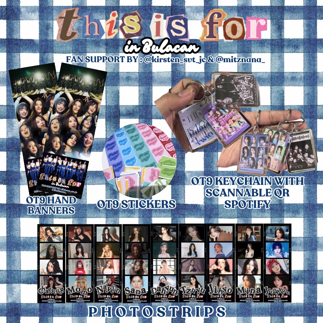 kirsten_svt_jc's tweet photo. TWICE THIS IS FOR FREEBIES : World tour in Bulacan
PART 2 ✨

Fan support by: @kirsten_svt_jc @mitznana_ 

🖤mbf, like &amp; RT
🖤strictly 1:1 but open for trades ^^
🖤Loc: TBA on D-Day

#THISISFORINBULACAN #TWICE_THISISFOR_WORLD_TOUR  #TWICE_THISISFOR_WORLD_TOUR_IN_BULACAN #TWICE https://t.co/YdXyfVxRVX
