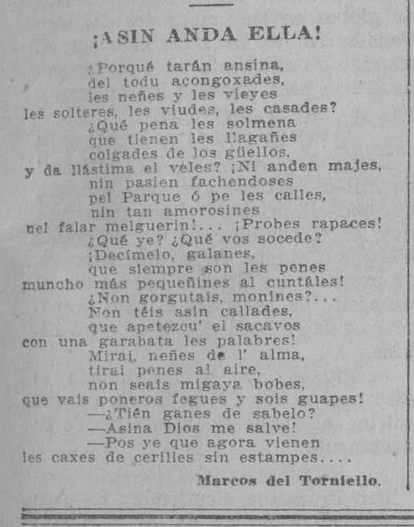 CelebresCoses's tweet photo. añu 1908: ¡ Asín anda ella ! 
 
... de Marcos del Torniello
 
#CelebresCoses #Asturies #oficialidá #Cuba #JoséManuelGarcíaGonzález #MarcosDelTorniello
 
Agora ya sabes onde atopar más COSES CÉLEBRES … https://t.co/Z5LMlI9VSg