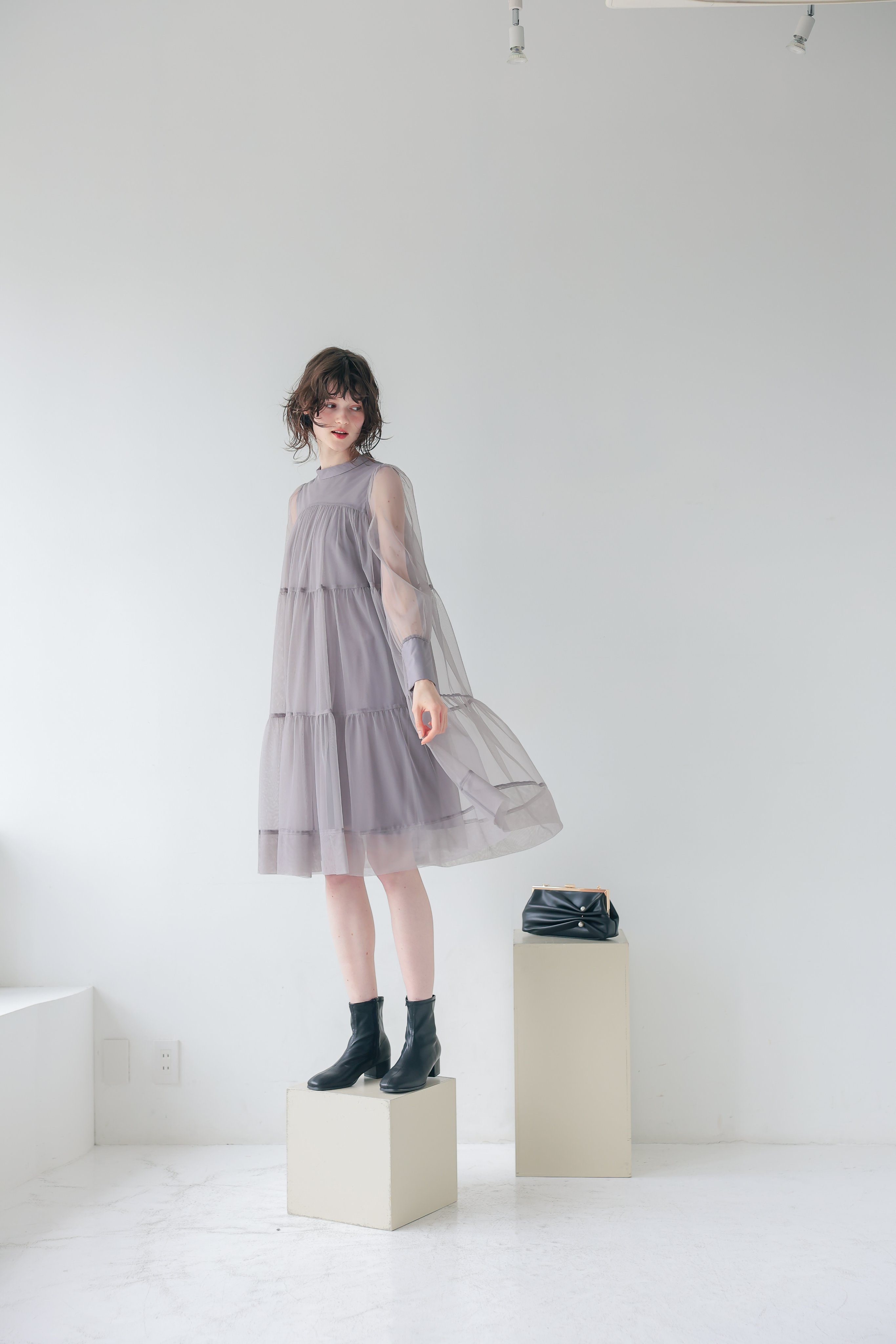Dorry Doll オケージョンドレス Dorry Doll ドレス ダイヤフラワーレースドレス 結婚式お呼ばれ