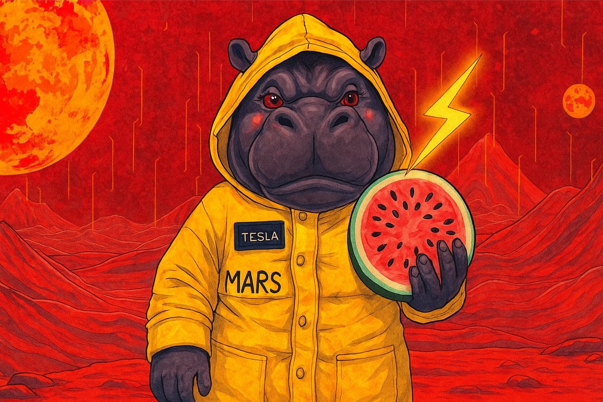 🦛 Mars on Mars, juiced up and ready.