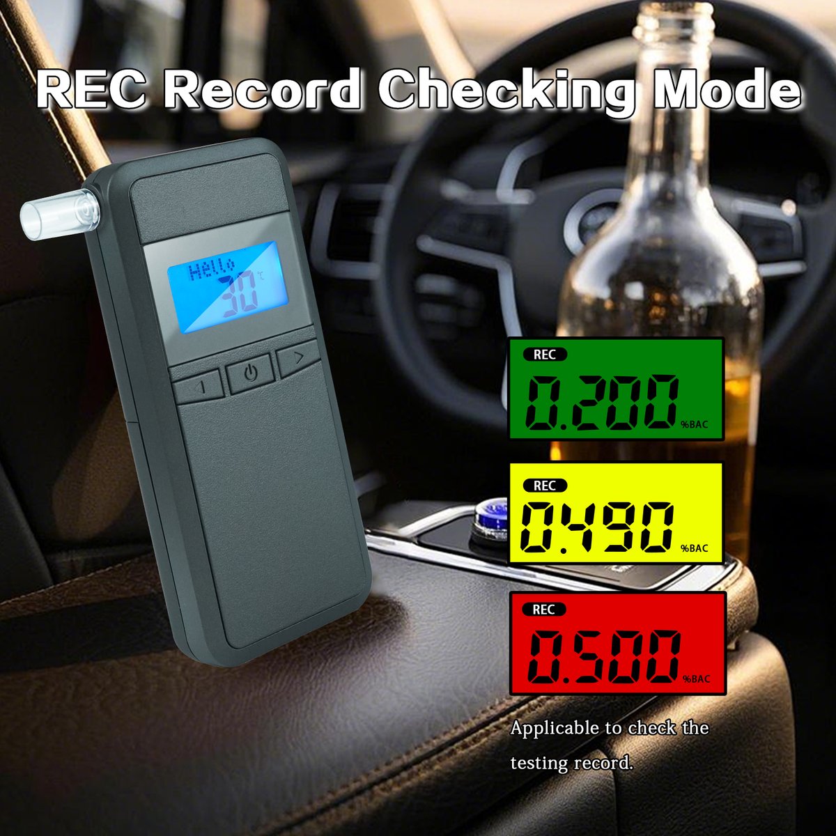 Virtue_Sensor's tweet image. AD8000 Breathalyzer – a compact and portable alcohol tester designed for on-the-go use!
📱Features a sleek design
🔔Includes sound and light alarms
🎯Record Checking Mode
amazon.com/VirtueSensor
Ensure everyone&apos;s well-being.
#AlcoholTester #PortableDevice #BatteryPowered