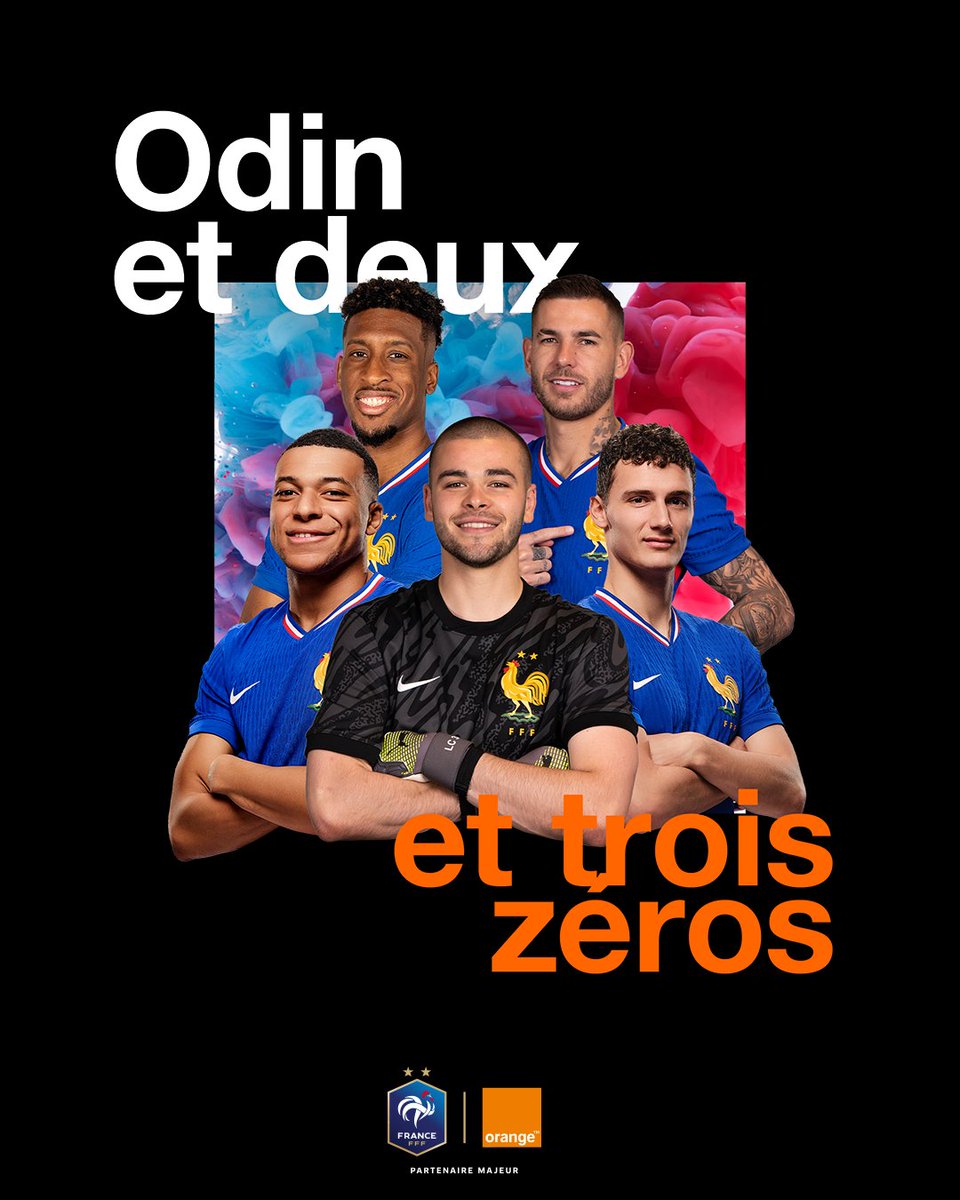 Les Islandais ont Thor… nous, on a les Bleus 💙🤍❤️ Mais si vous préférez voir le Dieu du Tonnerre à l’action, ce soir, il est dispo en VOD sur la TV Orange 😉 Parce qu’on est #FiersdetreBleus !

#FRAISL