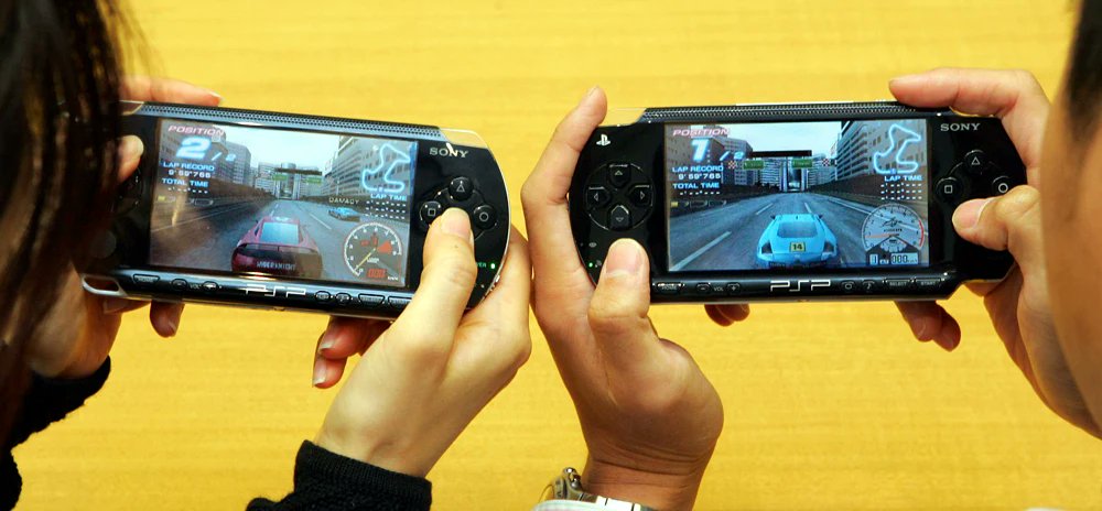 Playing multiplayer PSP games was so fun