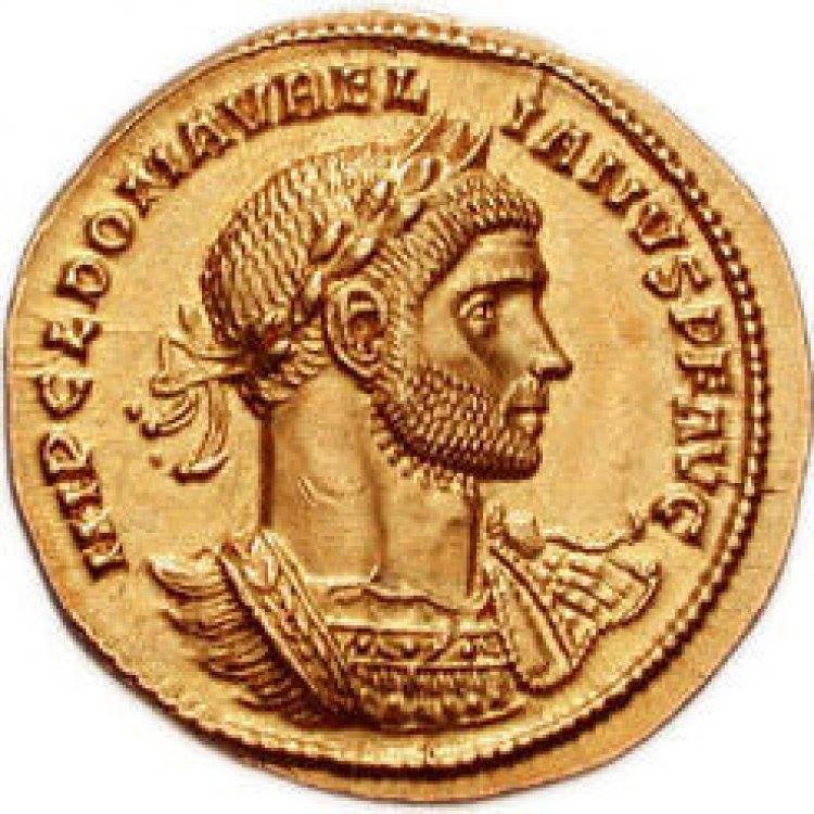 Born today 214AD Aurelian. His military successes were instrumental in ending the Roman Empire's Crisis of the Third Century, earning him the title Restitutor Orbis or 'Restorer of the World'