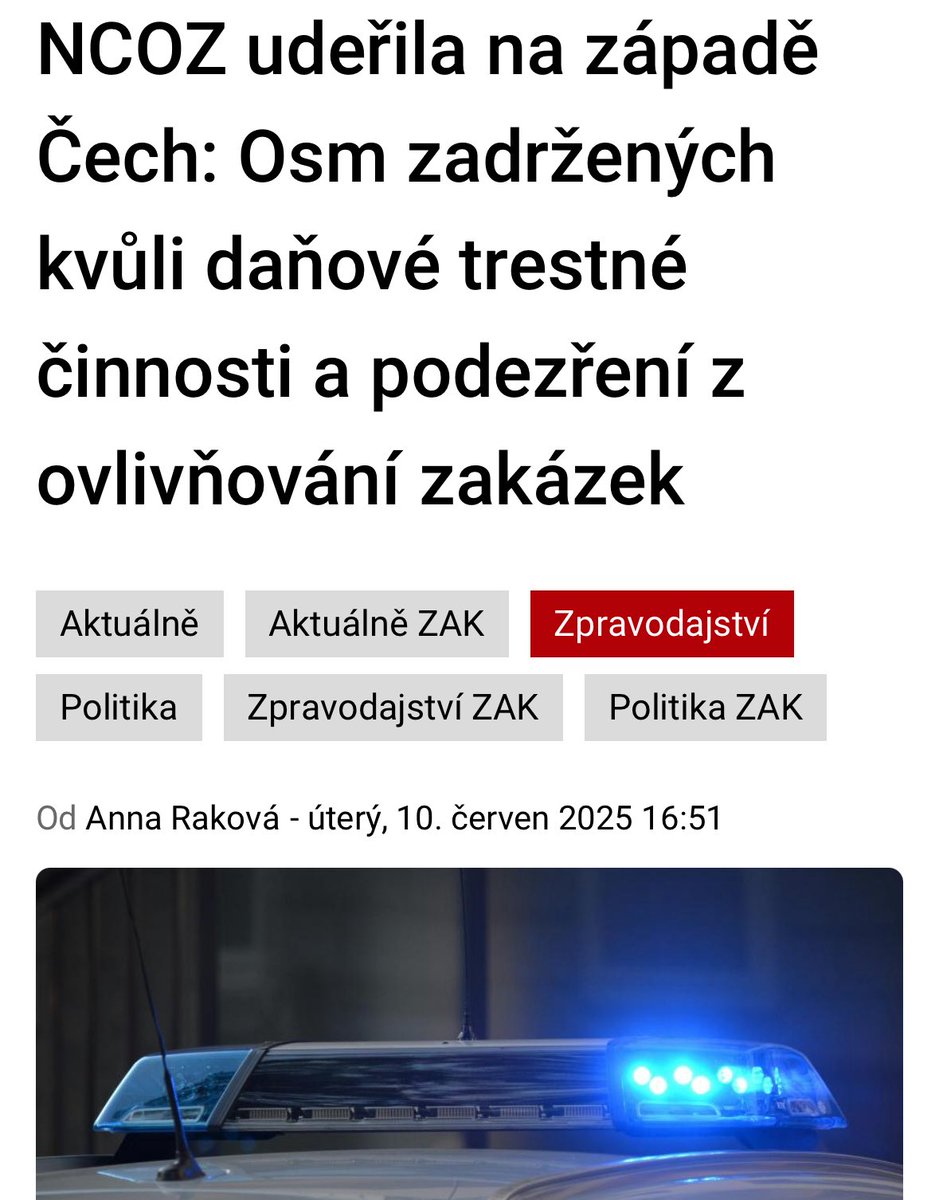 Hlavně klid na práci.🤦‍♂️

Plzeňský kraj vede ANO, stávající hejtman, který kandiduje do znovu Parlamentu.

👉 Letos již druhá razie policie!

Řídit stát jak firmu, jen detail, že ty veřejné peníze fakt nejsou jejich!

novinky.cz/clanek/krimi-k…