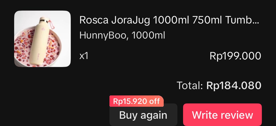 retroviles's tweet photo. 🎀 TUMBLR ROSCA

(+) 
- LUCUK BANGET
- Udah pakai bahan stainless steel yang sesuai standard dan terverifikasi
- Tahan dingin 24 jam, panas 12 jam
- Anti bocor

Lagi diskonnn dari 200rb, aku beli 185rb, dan sekarang cuma 170k🤯

https://t.co/N1Arq7vSDX https://t.co/qlQ3GsFKI9