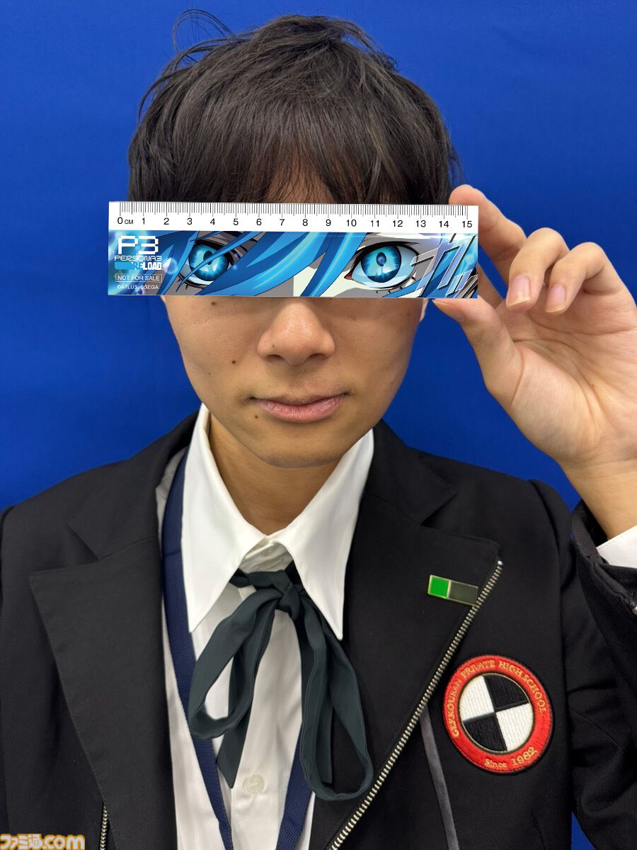 『ペルソナ3 リロード』これでいつでも「カッ」ができるぞ
famitsu.com/article/202509…

東京ゲームショウのセガ／アトラスブースにて、『P3R』Switch2版の試遊と、『P5X』を出展。試遊ノベルティとしてスタイリッシュものさしがもらえる