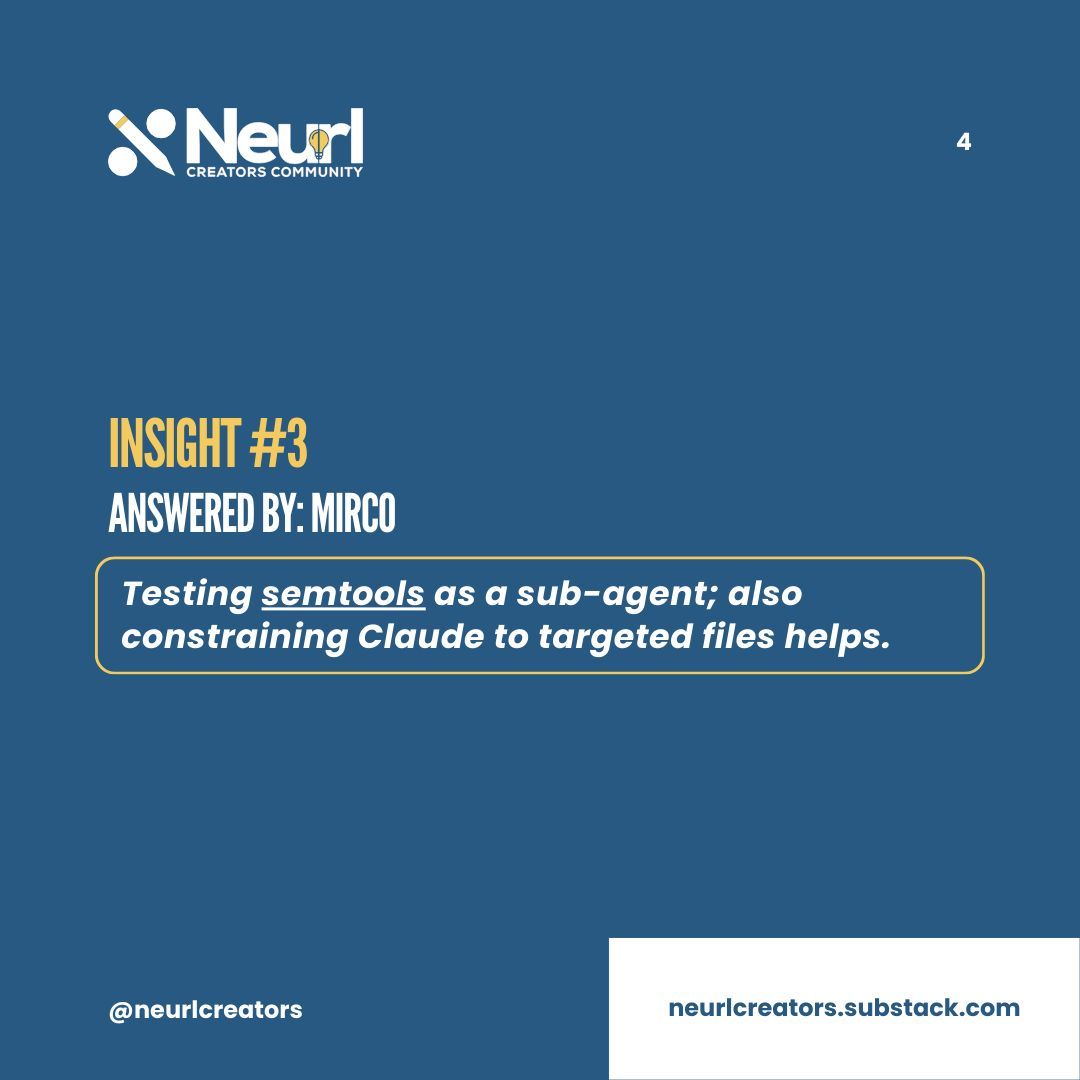 stephenoladele_'s tweet image. Code search for AI agents: grep vs vectors?

Check out discussions from the MLOps Community:

📌 Full insights captured in our Community Insights series  ➡️ neurlcreators.substack.com/p/ai-community…
#MLOpsCommunity #CodeSearch #RAG #VectorSearch
