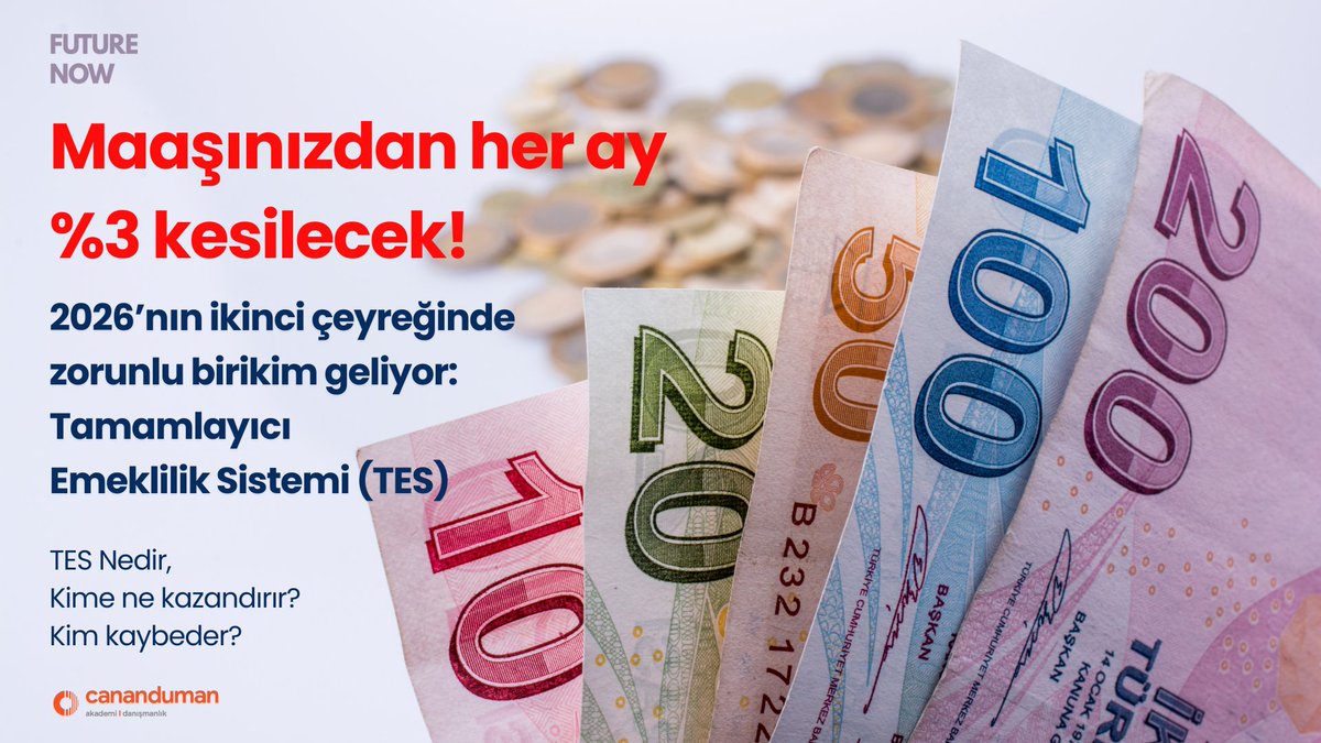 2026’da maaşlardan her ay %3 kesinti başlıyor. Ama bu sadece bir finansal düzenleme değil. iş dünyasında güven, bağlılık ve etik yönetim açısından yeni bir sınav.

Bu sayıda, Resmî Gazete’de yayımlanan Orta Vadeli Program kapsamında devreye girecek Tamamlayıcı Emeklilik Sistemi