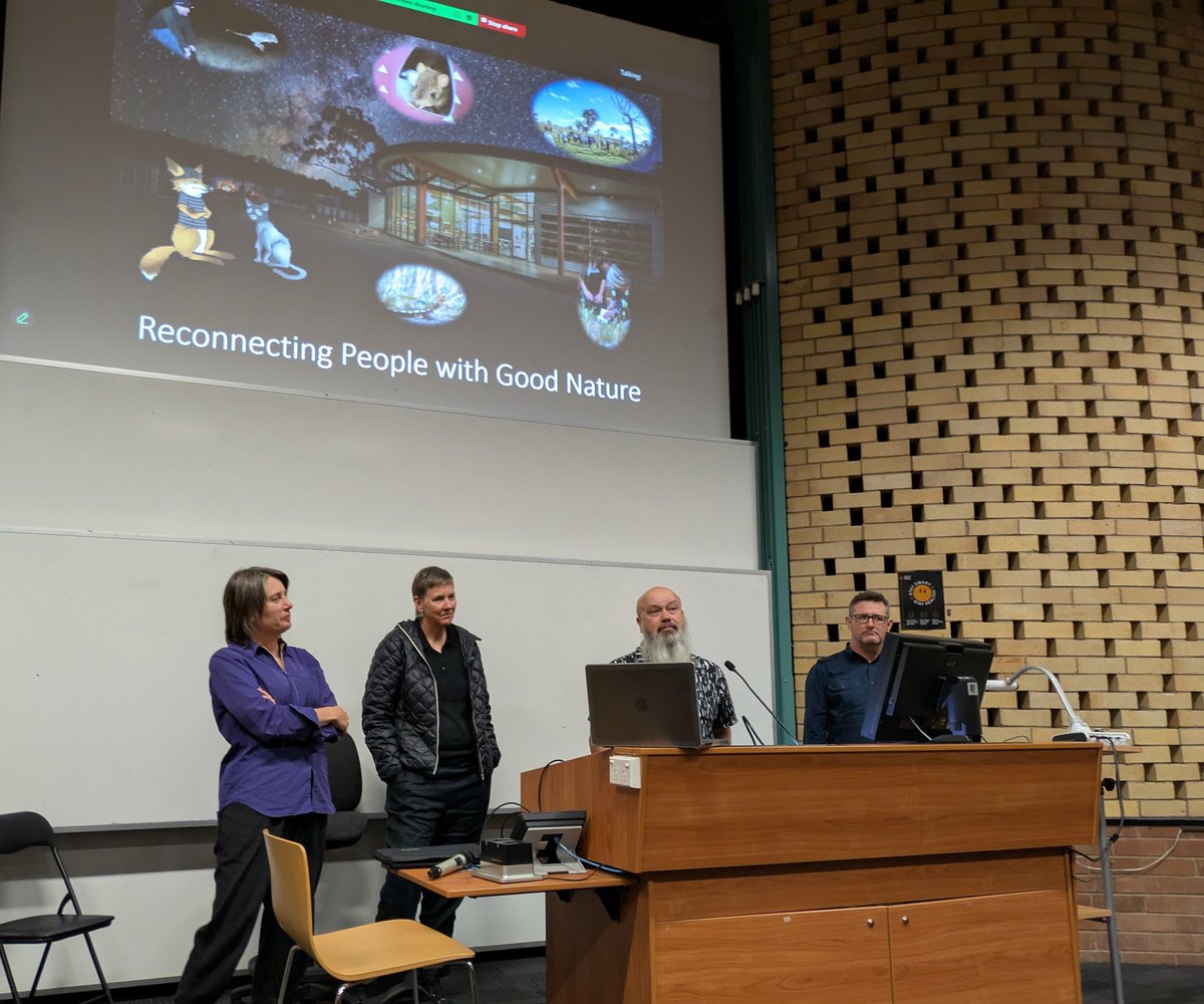 ANU Sociology (@anu_socy) on Twitter photo Talking about experimenting with estrogen, hand raising bettongs, co-authoring with rivers and more!
<a href="/Jason__Cummings/">Jason Cummings</a> <a href="/bradmoggo/">Bradley Moggridge (PhD)</a> <a href="/CeliaMRoberts/">Celia Roberts</a> <a href="/gavin_jd_smith/">Gavin Smith</a> Talking about experimenting with estrogen, hand raising bettongs, co-authoring with rivers and more!
<a href="/Jason__Cummings/">Jason Cummings</a> <a href="/bradmoggo/">Bradley Moggridge (PhD)</a> <a href="/CeliaMRoberts/">Celia Roberts</a> <a href="/gavin_jd_smith/">Gavin Smith</a>