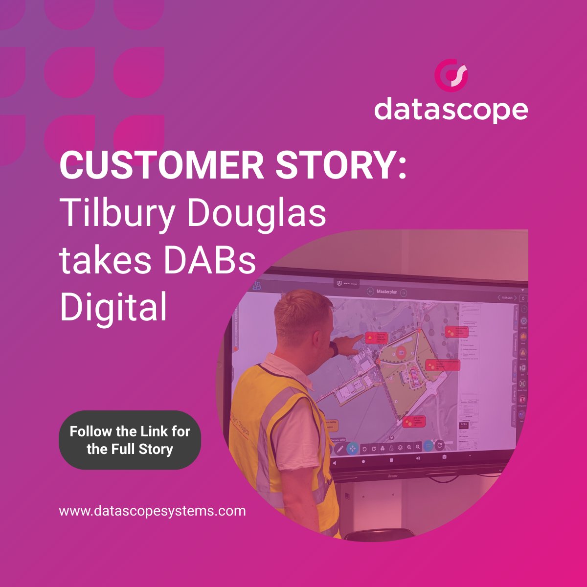 DataScopeSystem's tweet image. New Customer Story: Digital DABS at Brooksby Melton College
We’re proud to share how @Tilbury_douglas have taken Daily Briefings digital with DataTouch on their flagship Brooksby Melton College development. Full story here: eu1.hubs.ly/H0mWrVH0
