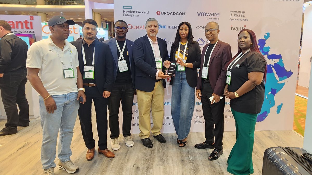 tasksystems1's tweet image. We were awarded the HPE GreenLake &amp;amp; Aruba Networking Award at #GITEX Nigeria 2025!🏆🏆
A true reflection of our drive for innovation, excellence &amp;amp; trusted partnerships.
Big thanks to @HPE @HPE_Aruba_NETW, our team &amp;amp; partners for the support!

#HPEGreenLake #tasksystems