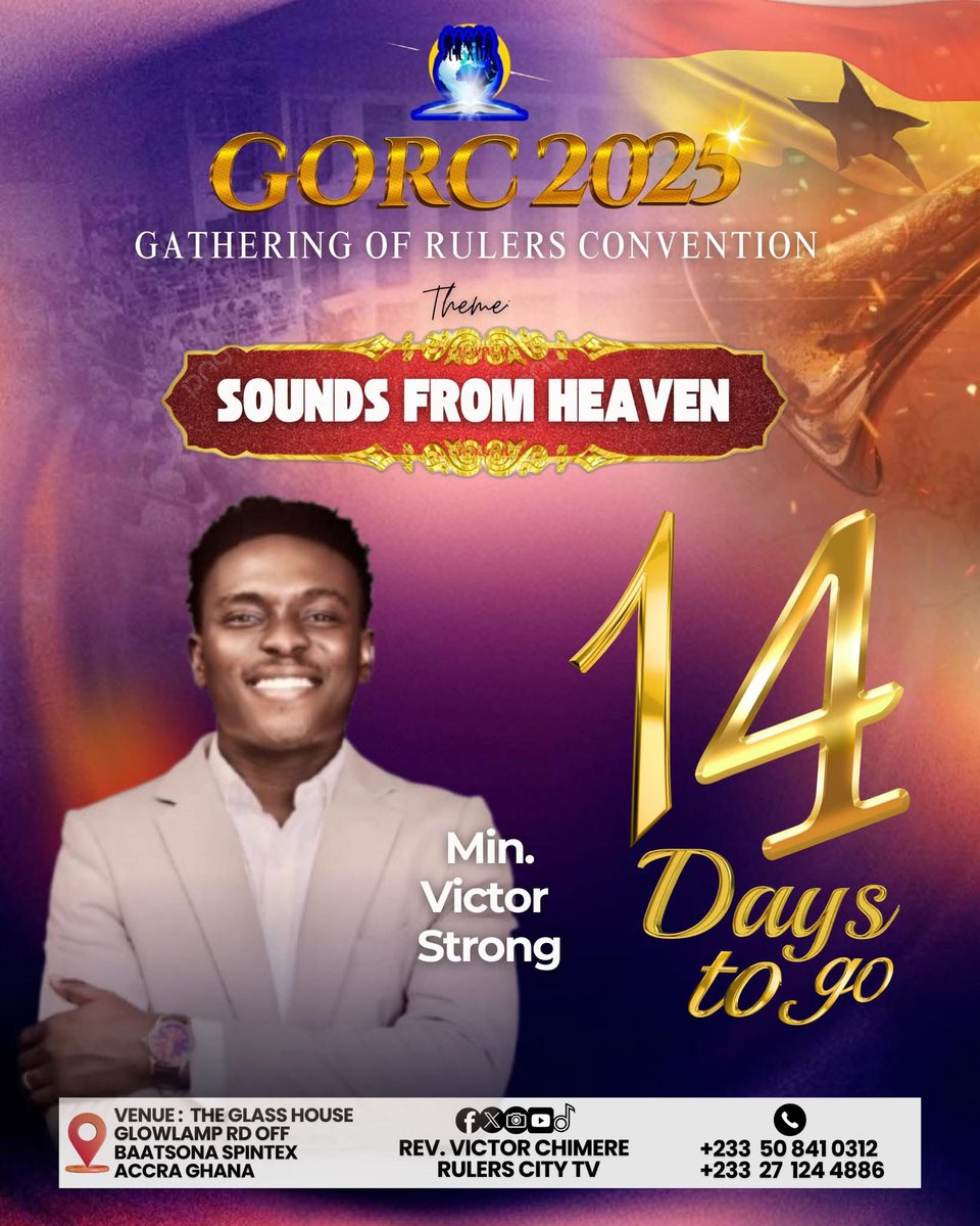 RulersCityIntl's tweet image. 14 Days Away from #gorc2025 🔥🔥🔥
Super excited !!! 
#revvictorchimere 
#countdown 
#september2025