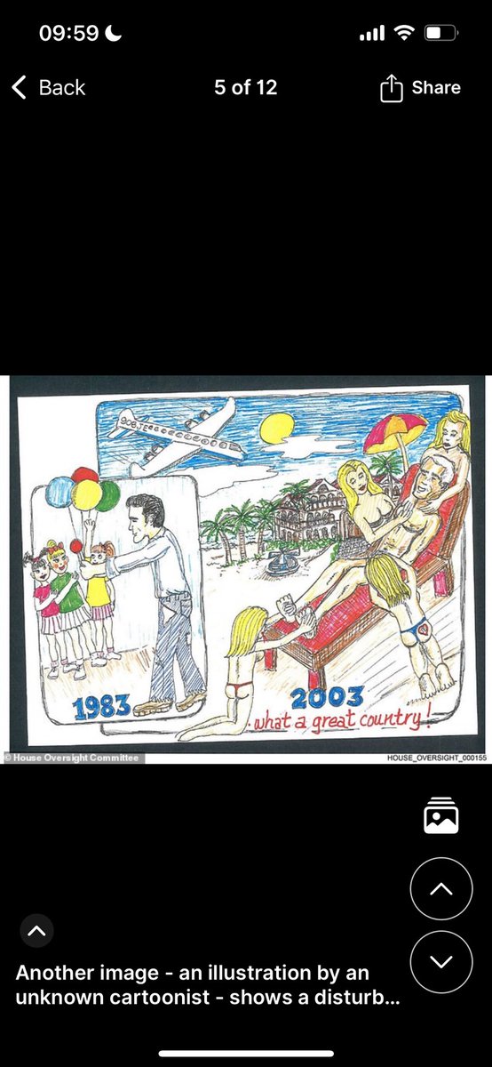 Interesting how the story re Trump having written on Epsteins birthday card was headline news in the mail yesterday and towards the top today in the mail app

But this story on Clinton and his vile vile vile cartoon is hidden way way down 

The cartoon really is shocking