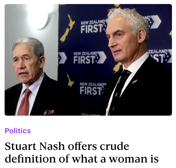 tonesdot's tweet image. stuart nash once again demonstrating that when it comes to being a politician, he's a liability