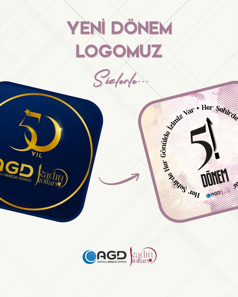 agdkadin's tweet photo. Yeni dönem logomuz sizlerle..

Her Şehirde Her Gönülde İZİMİZ VAR!

#51dönem 
#agdkadınkolları 
#yenidönem https://t.co/Qzknr6OwoH