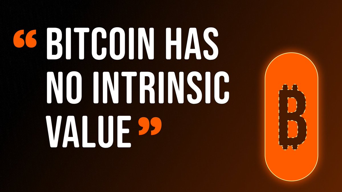 💡 Bitcoin Wisdom #14 Myth: Bitcoin has no intrinsic value Reality: In  Austrian economics, value is subjective. Nothing has intrinsic value.  People value Bitcoin because it provides scarcity, portability, and  independence from
