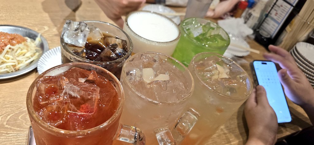 来月の飲み会本番に向けて飲み会の練習会を2件ほど開催