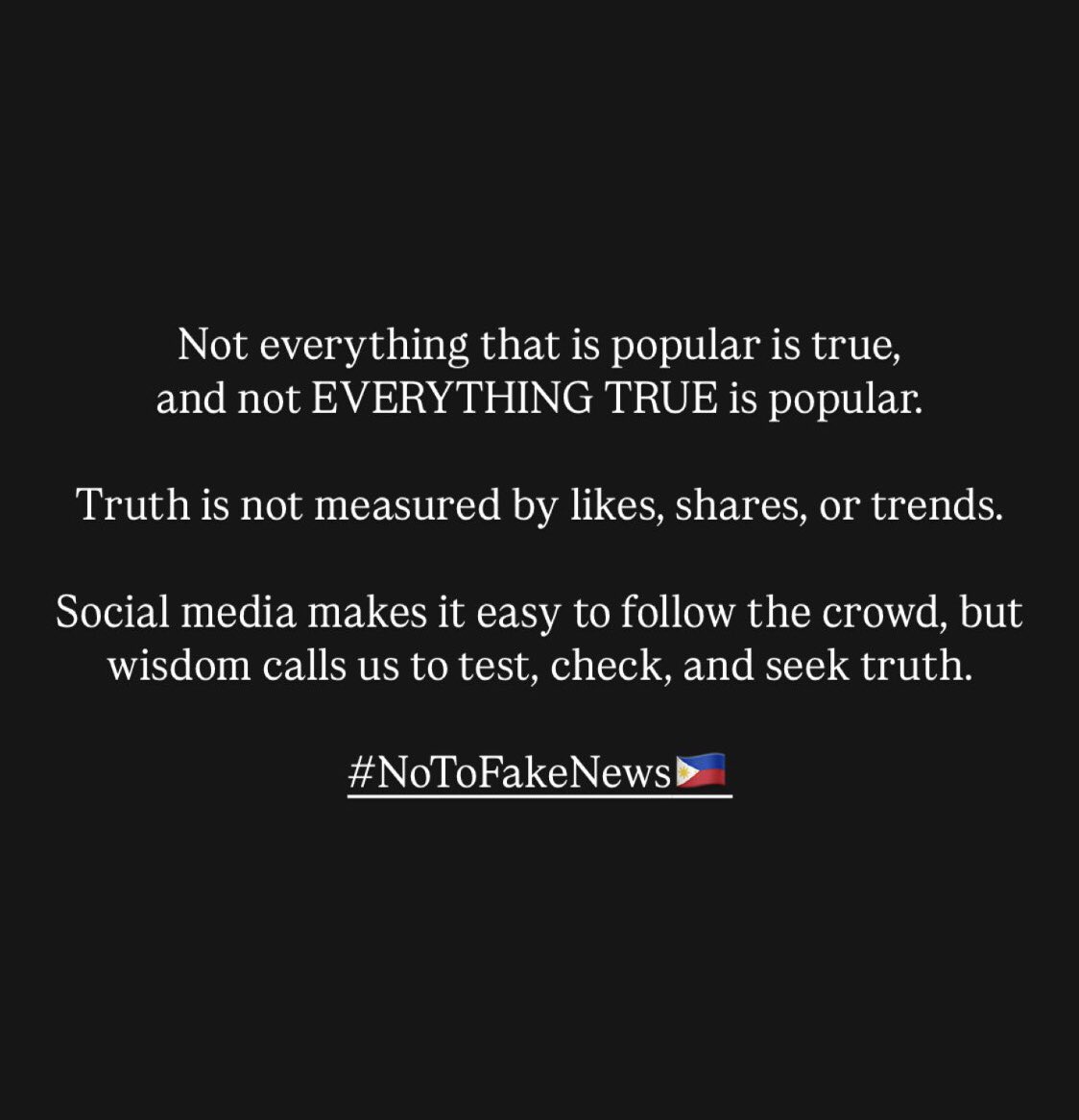 zephaniaxx's tweet photo. Be wise!!! #NoToFakeNews 🇵🇭 https://t.co/jdKvsxthiT