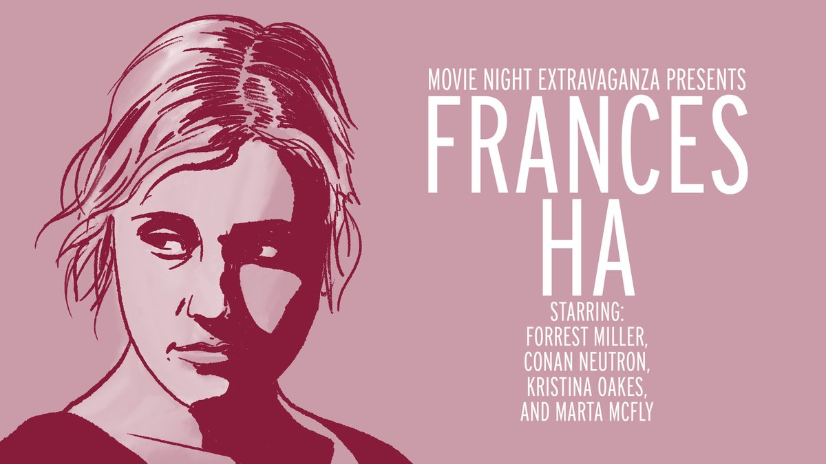 AlwaysFlacko's tweet image. Tonight!! On the next episode (9/9) 6e/5c/4m/3p @MovieNightExtra 

We are going to be joined by @marta___mcfly to talk about Greta Gerwig and Noah Baumbach's Frances Ha!! #FrancesHa #MoviePodcast #NoahBaumbach @conanneutron @cosmepolitics @AlwaysFlacko 

youtube.com/movienightextr…