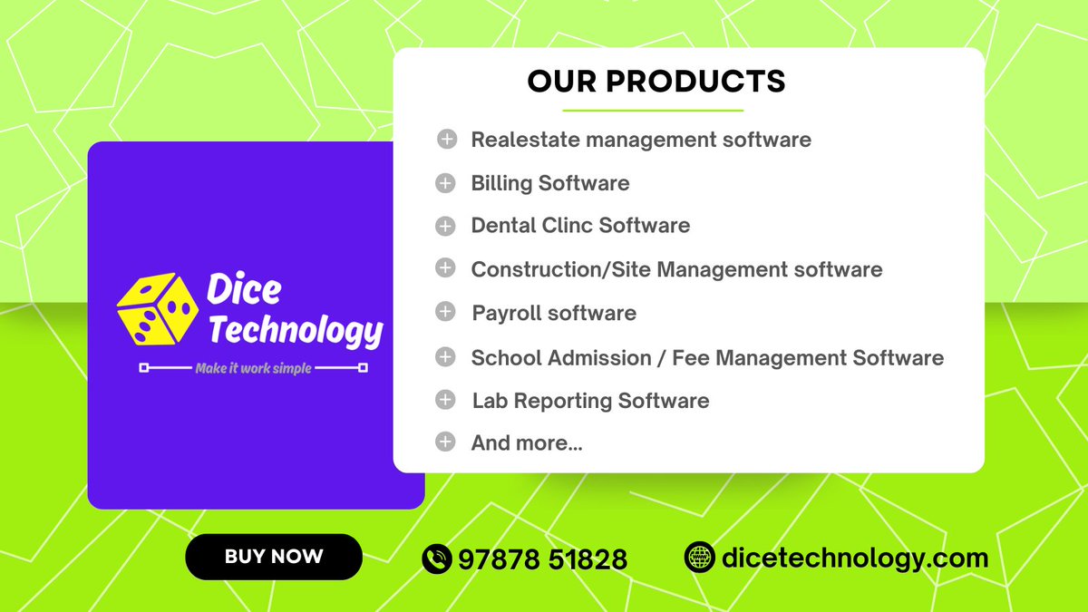 dicetechtrichy's tweet image. 😓 Business handle பண்ணுறது easy இல்லை…
👉 Files, #Accounts, #Payroll, Fees, Reports எல்லாம் mix ஆகிடுச்சுனா headache தான்!
👉 உங்கள் #Business-க்கு தேவையான எல்லா துறைக்கும் #CustomizedSoftware!
📞97878 51828
🌐 dicetechnology.com
#billingsoftware #managementsoftware