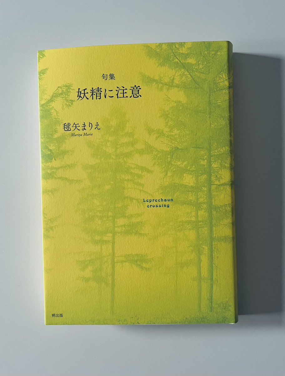 【お知らせ】
毬矢まりえ
第一句集『妖精に注意』
朔出版

出ます！
オビ推薦文は「銀化」中原道夫主宰
また素晴らしい栞文を
神野紗希さん、中西敦子さん、堀切克洋さんお3方に頂いています
装幀デザインは『源氏物語ウェイリー版』と同じく松田行正さん+内田優花さん

10月刊行予定🧚‍♀️ 束見本↓