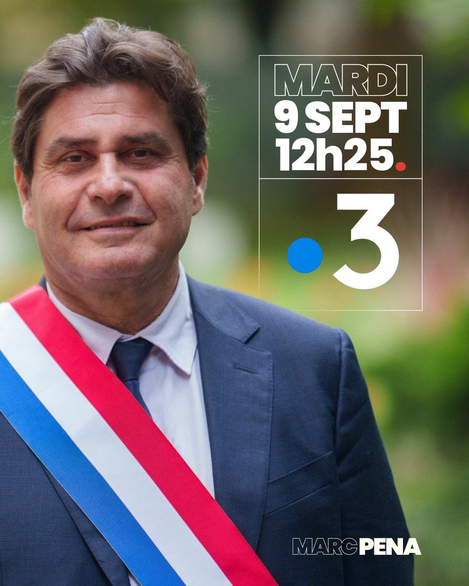 Démission de François Bayrou, construction d'une alternative, contre-budget socialiste...  Je serai l'invité du journal de <a href="/France3Provence/">France 3 Provence</a>.

Retrouvons-nous en direct à 12h25 : france3-regions.franceinfo.fr/provence-alpes….