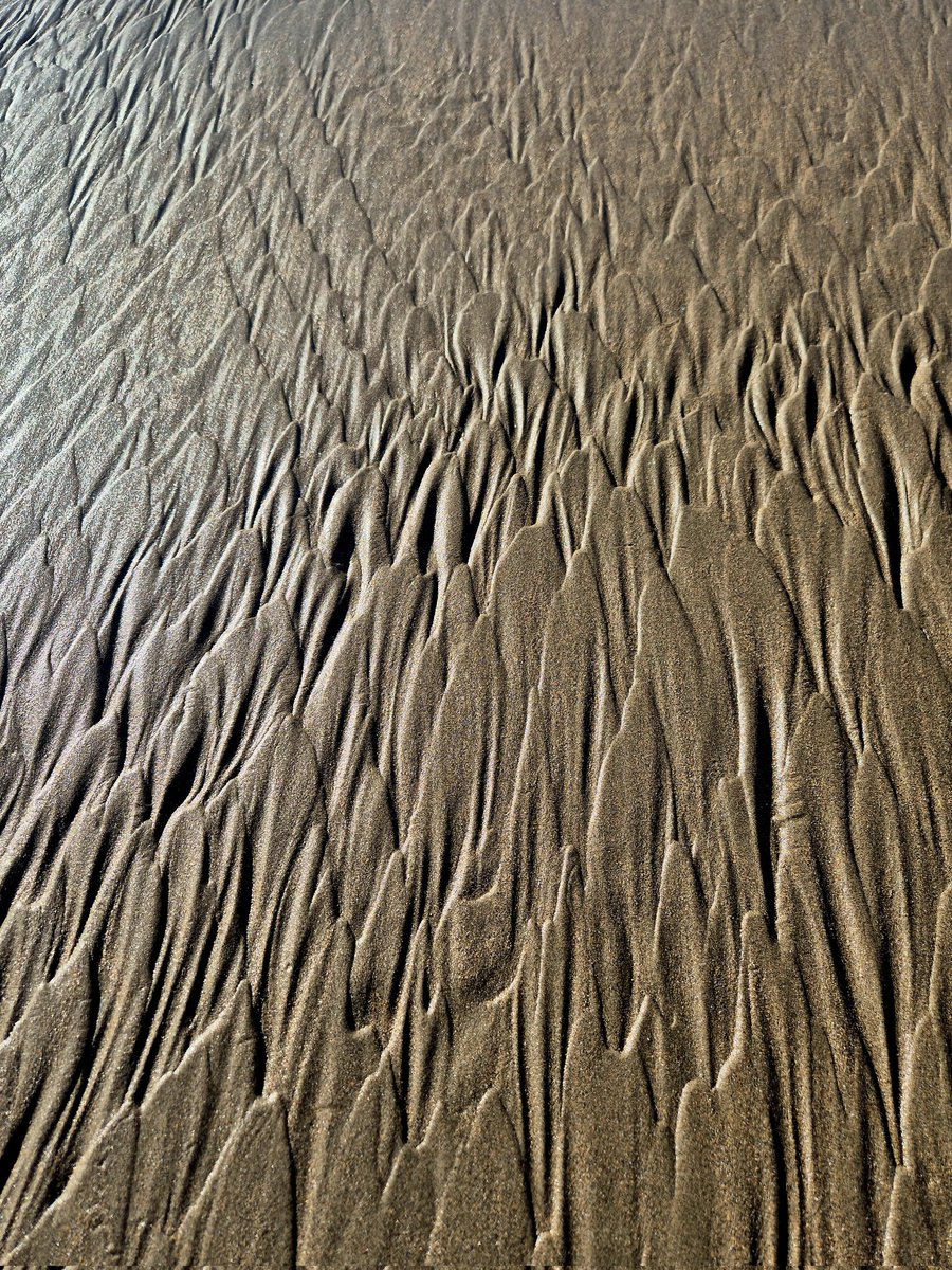 cormac_mcginley's tweet image. Sand Patterns on the receding tide. 
County Clare, Ireland.