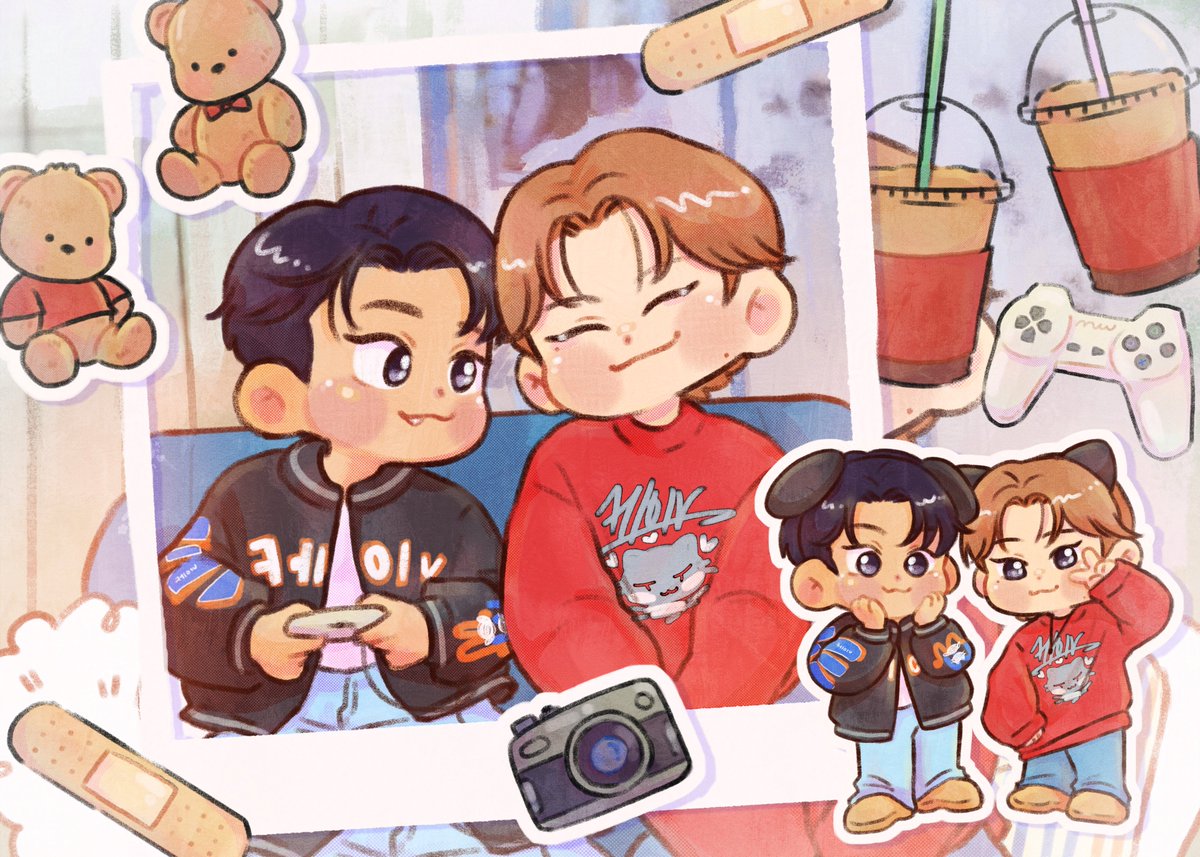 roommate, bittersweet, cat and dog 📷
#svtfanart #minwon