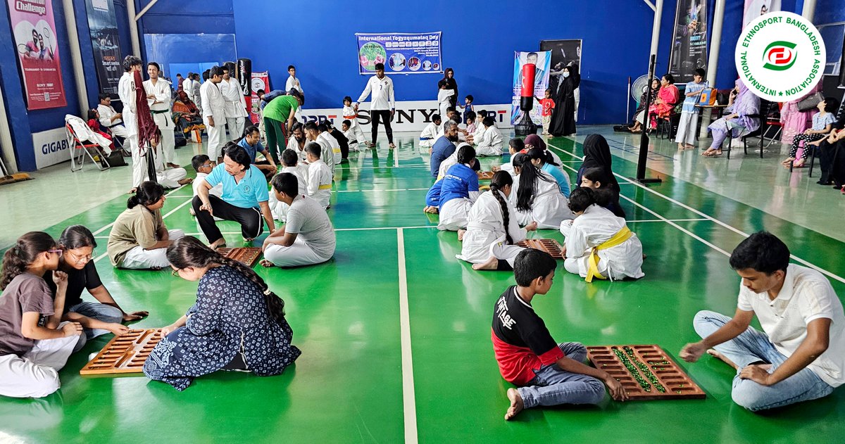 ethnosport_bd's tweet photo. Dhaka Hosts International Togyzqumalaq Day, Program was spearheaded by Md Al Mamun, Vice President World Togyzqumalaq Federation & President Int. Ethnosport Bangladesh Association.More than 60 students participated
#ইথনোস্পোর্ট #EthnosportBangladesh #Togyzqumalaq @haditurus #IEBA https://t.co/mFck6uKFoo