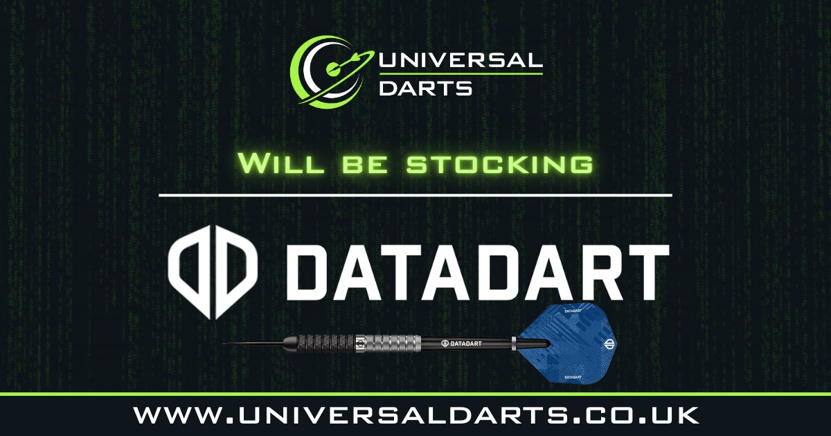 🚨 New Brand Alert! 🎯
We’re excited to welcome <a href="/Datadart_/">Datadart</a>  to the Universal Darts family! 🏆
Their legendary range will be available very soon — stay tuned 👀
👉 Shop it all at universaldarts.co.uk
#Darts #DataDart #UniversalDarts