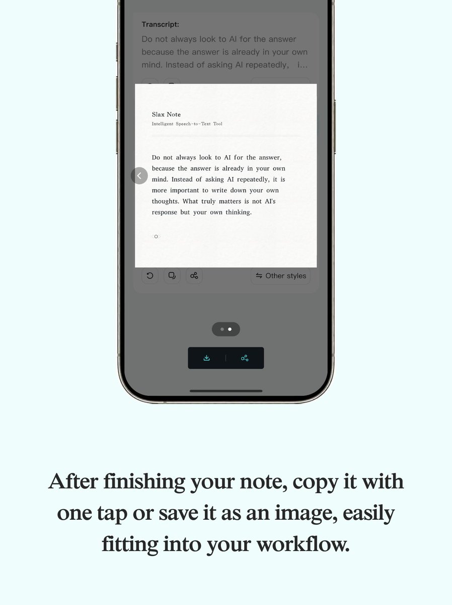 SlaxNote's tweet image. Speaking out the thoughts and emotions inside and turning them into text is already a kind of relief.
One day after an unpleasant work call, I tried recording my feelings by voice and shared part of the transcript, and it brought me an unexpected sense of ease.