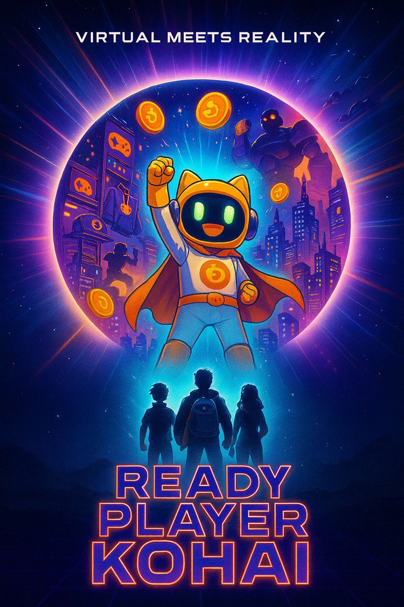 KohaiNexus's tweet image. If you know what this poster is based on.
You know what is coming! #CheatCode
#KohaiNexus #CheatCode #ReadyPlayerKohai #Solana #Jupiter