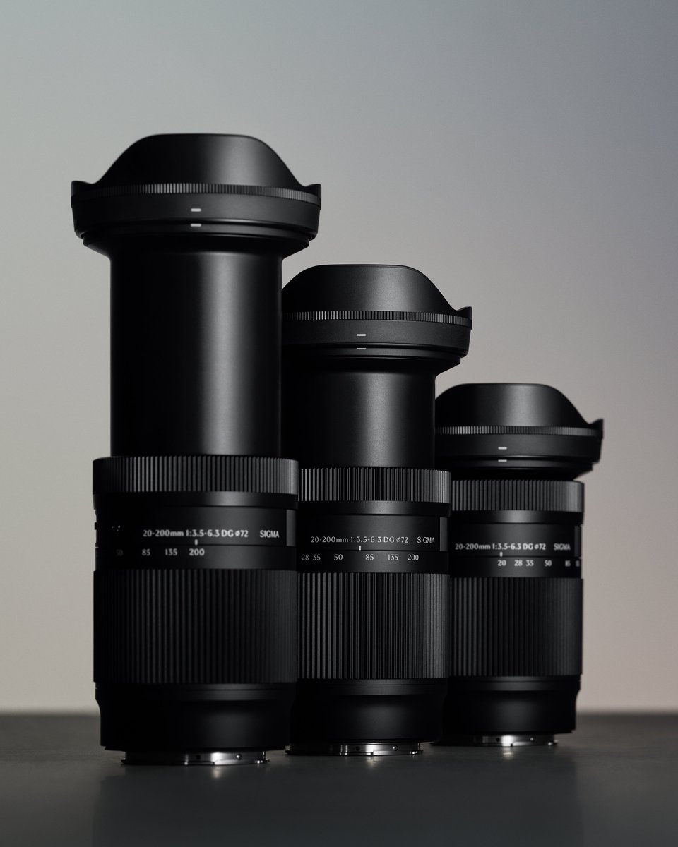 NOUVEAU : Sigma 20-200mm F3.5-6.3 DG | Contemporary

Le  Sigma 20-200mm F3.5-6.3 DG | Contemporary est le tout premier hyperzoom pour hybrides plein-format offrant à la fois une focale  grand-angle de 20 mm et un rapport de zoom 10x.