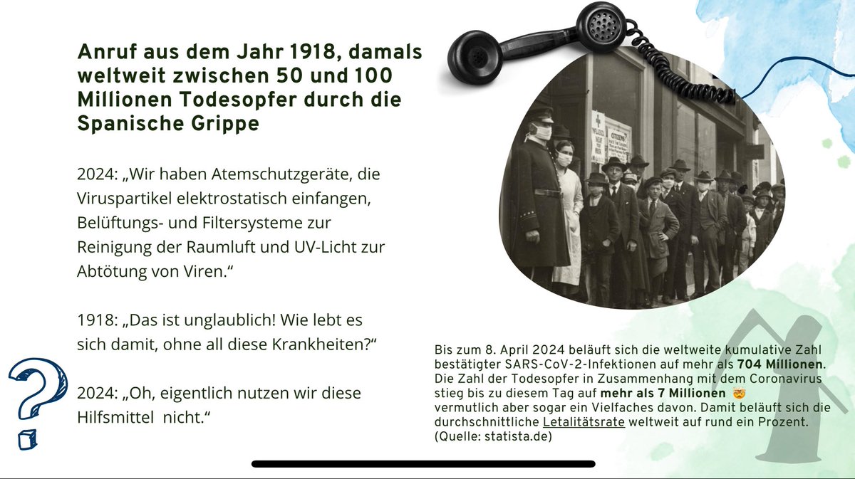 <a href="/BeckerLabCRTD/">Becker Lab CRTDresden 😷</a> Den Widerstand gegen die Aufstellung privater Luftreiniger aufzugeben, würde schon mal was bringen 🤭